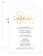 Celebrate Confetti Dots Foil Invitations Image 10 of 10